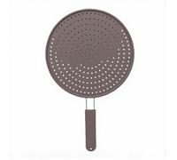 Fdit Protector de Salpicaduras de Silicona con, 2 Protectores de Grasa de Grado Alimenticio para Sartenes y Ollas, Ajuste Universal para Sartén y Sartén (M)