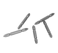 Fdit Puntas de Destornillador PH2 de 65 Mm, Punta Cruzada Magnética S2 de Doble Cabeza para Destornilladores Eléctricos, Paquete de 10 (#1)