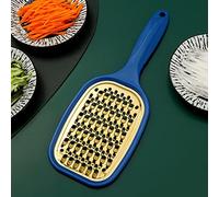 Fdit Rallador de Acero Inoxidable, Rallador Multiusos para Verduras, Queso y Frutas con de Plástico (BLUE)