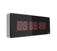 Fdit Reloj de Calendario, 14 "Pantalla Extra Grande LED Digital Escritorio Alarma Reloj de día Temperatura Relojes de Pared(36 * 13 * 3cm-Hora + Minuto + Segundo)