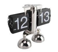 Fdit Reloj de Escritorio con Tapa, Decoración del Hogar Retro con Pilas