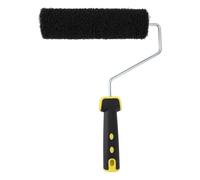 Fdit Rodillo de Pintura de Masilla, Antideslizante Lavable Reutilizable Cepillo Giratorio para Interiores Suelos Paredes con Palo Telescópico, para Aplicación Eficiente de Masilla