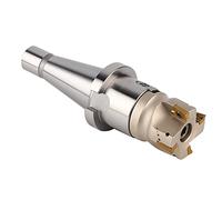 Fdit Soporte de Fresado CNC BAP400R-50-4T Cutter APMT1604 Insertos de Fresado, NT40-FMB22, Buena Resistencia a la Oxidación (NT40-FMB22+50 Placa de corte+1604APMT Cutter 4)