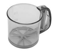 Fdit Tamiz de Harina de Mano, Colador de Harina, Taza para Hornear, Tamiz con Agujeros de Uniformes, ABS de Grado Alimenticio para Hornear Pasteles, Pan y Pastelería