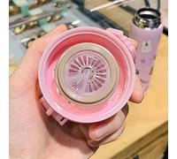 Fdit Taza Aislada Al Vacío con Diseño de Bloqueo de Seguridad, Termo Portátil de Acero Inoxidable Duradero para Uso en Exteriores, Viajes y Coche, 500g (450ML)