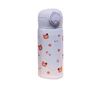 Fdit Taza Aislada Al Vacío con Diseño de Bloqueo de Seguridad, Termo Portátil de Acero Inoxidable Duradero para Uso en Exteriores, Viajes y Coche, 500g (300ML)