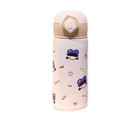 Fdit Taza Aislada Al Vacío con Diseño de Bloqueo de Seguridad, Termo Portátil de Acero Inoxidable Duradero para Uso en Exteriores, Viajes y Coche, 500g (300ML)