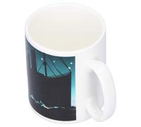 Fdit Taza de Cerámica Sensible Al Calor que Cambia de Color, Taza de café única para Oficina en Casa, para Amigos, Capacidad de 11,3 Oz