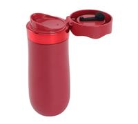 Fdit Taza de Prensa Francesa de Acero Inoxidable, 320 Ml, 14,4 Oz, Prensa de café de Viaje con Aislamiento Al Vacío con Doble Pared y Filtración de 4 Niveles para Acampar Al Aire (rojo)
