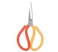 Fdit Tijeras Antioxidantes de Acero de Aleación, Tijeras Multiusos para Costura Artesanal de Cuero y Tela con Ergonómico de TPU para Corte a Mano Izquierda y Derecha (1# / 200 mm)