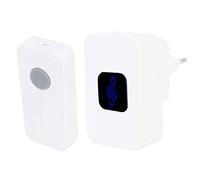 Fdit Timbre Inalámbrico Timbre de Puerta IP55 Impermeable for Hogar Villa