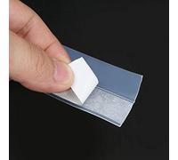 Fdit Tira de Barrido con Sello de Silicona, Autoadhesiva, Burlete, Bloqueador de Corrientes de Aire, Insonorizada, a Prueba de Polvo, Resistente Al Viento, con (35mm * 5m (aleatoria blanca /