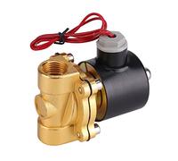 Fdit Válvula Solenoide, Normalmente Cerrada, 220V, 1/2", DN15, para Agua Eléctrica