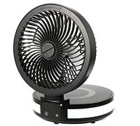 Fdit Ventilador de Escritorio Portátil con Control Inteligente por | Aromaterapia incorporada, altura ajustable, alimentación por USB, funcionamiento silencioso