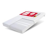 FDM Colchón de 200 x 200 cm, dureza H3, H4, Altura de 12 cm, colchón de Espuma fría, colchón Enrollable de Doble Cara, Espuma HR, 7 Zonas de Confort, con Funda hipoalergénica Lavable de Calidad