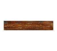 Fecpoo Mesa rectangular de 160 x 30 x 3,8 cm, madera maciza con vetas naturales, 1 pieza para construcción individual