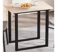 Fecpoo Mesa rectangular de 80 x 50 x 1,7 cm, de madera de pino maciza, sin tratar, para mesa de comedor DIY, aspecto natural, variante individual de color y vetas