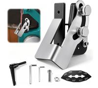 Feekoon Guía de ángulo de afilado de cuchillos para 1 lijadora de banda de | Compatible con lijadoras de banda VEVOR, Bucktool y WEN 1x30, placa de ángulo preestablecida, mango en L