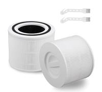 Feelhap 2PCS Core 300 Filtro de Repuesto,Filtros de Carbón Activado 3 en 1 | Filtro H13 HEPA, Compatible con Purificadores de Aire LEVOIT Core 300/300S