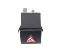 Feeshoppher Interruptor de luz doble botón de flash para Seat 1999 a 2004 OEM 1M0941509B 1M0941509A 1M0941509C Construcción de plástico negro Fácil instalación Indicador brillante