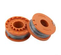 Feeshoppher Paquete de 2 bobinas de línea de recortadora de 1,3 mm x 4 m para N0F-GT-300/20-E, cabezal de repuesto de suministro de cable automático para césped de jardín, cambio de bobina sin
