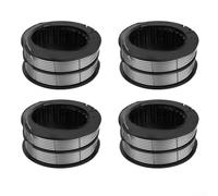 Feeshoppher Paquete de 4 bobinas de línea de recortadora para recortadora de cuerda KST130X de 40 V, 2905303, línea de césped de nailon de 2 mm x 17 pies para modelo 130X-06, línea de corte trenzada