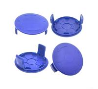 Feeshoppher Paquete de 4 tapas de carrete de repuesto para recortadora de cuerda 120X 120X-06, cubiertas de tapa de carrete de nailon para cabeza de césped, accesorios de recortadora, piezas de