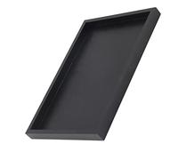 Feezroun Bandeja de Madera Rectangular para Servir, 30x20 Cm Bandeja de | bandeja de madera para servir, elevada, uso en restaurantes, fácil, servicio de comida, bandeja de café, plato de refrigerio