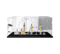 FEIFANBOYANG Vitrina acrílica transparente para Lego 21034 London Buildings, a prueba de polvo, transparente (12.9 x 5.9 x 7 pulgadas) (solo vitrina, 2 mm)