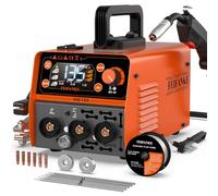 FEIFANKE MIG135 Soldador De Hilo Sin Gas 135A 230V Soldador Inverter Mini SinéRgico 3 en 1 Electrodo MIG TIG Maquina De Soldar AlimentacióN RáPida De Hilo Compatible con Hilo De Soldadura E308LFC-O
