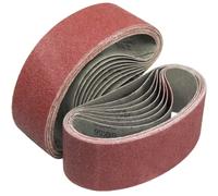 FEIHU Bandas de Lija 75x 457mm,cada3x40/80/120/180/320,Bandas de Lija de partículas mixtas, para lijadora de banda pulir metal,madera (15piezas)