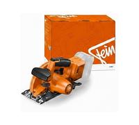 Fein F-IRON Cut 57 AS - Sierra circular inalámbrica (6 niveles de ajuste manual de velocidad, adaptador de extracción, carcasa de aluminio fundido a presión, depósito colector de virutas, compatible