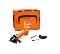 FEIN Amoladora angular a batería Ø125 mm, CCG18-125-12 AS, 18V, gran potencia y duración, para trabajos efectivos de corte, motor sin escobillas FEIN, sin batería y cargador