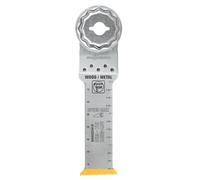 FEIN Hoja de sierra E-Cut Long-Life bimetálica con una larga vida útil, hoja de sierra para cortes profundos,1 Unid., Ancho 32 mm, Longitud 90 mm, Alojamiento StarlockMax, con revestimiento de titanio