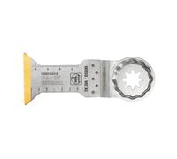 FEIN Hoja de sierra E-Cut universal bimetálica con una larga vida útil, hoja de sierra para cortes profundos,1 Unid.,Ancho 44 mm, Longitud 60 mm, Alojamiento StarlockPlus, con revestimiento de titanio