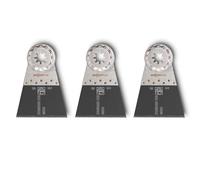 Fein - Hoja de sierra FEIN E-Cut Standard, Set 3 hojas, 65x50 mm, Alojamiento SLP, Dentado trabado, para todos los materiales derivados de la madera, placa de cartón-yeso y plástico,