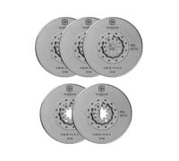 FEIN hoja de sierra HSS Ø 85 mm, 5 Unid.Alojamiento Starlock, Buena rentabilidad gracias a la forma circular, Bimetal, Dentado metálico