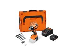 FEIN Impacto-tapping-top Set Llave de impacto ASCD18-300W2 AS 18V, Hasta máx.290 Nm con motor sin escobillas y ajuste del par en 6 niveles. Atornillados métricos hasta M18 1 batería 18V 5Ah y cargador