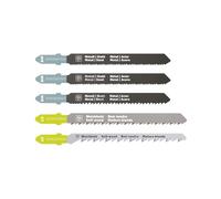 Fein Juego de 5 hojas de sierra de calar para sierra de calar F-IRON Jig 26 AS, hojas de sierra de calar para metal y madera 63503188010