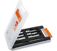 FEIN, juego de accesorios para brocas de núcleo QuickIN, 8 piezas, en estuche (número de artículo: 63127086040)