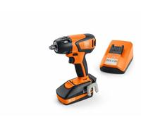 FEIN Llave de impacto a batería, ASCD18-300W2/18V, Motor Brushless, 6 niveles, atornillados métricos hasta M18, almacenaje para puntas de atornillado, batería Li-on (18V/3Ah), Cargador rápido ALG 50