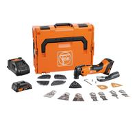 Fein Multiherramienta AMM 500 Plus – 18V, batería 2.0Ah, StarlockPlus, kit en maletín L-Boxx