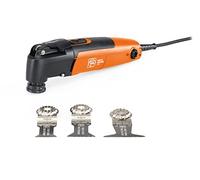 FEIN Multimaster MM 300 Plus Start, equipamiento básico para serrar en madera, metales, placa de cartón-yeso y plásticos. Motor FEIN 250W, Portaherramienta StarlockPlus, Cambio de herramienta QuickIN