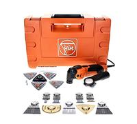 FEIN Multimaster MM 500 Plus Top, rápida velocidad de corte con más de 30 accesorios, Motor FEIN 350 W, Sistema antivibración, Portaherramientas StarlockPlus, Cambio de herramienta rápido QuickIN