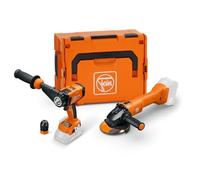 FEIN Práctico combo a batería.Taladro atornillador ASCM 18-4 QM AS y amoladora angular CCG 18-125-12 AS.Compatible con las baterías Bosch Professional 18V desde 2008 y las baterías AMPShare
