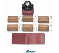 Fein Set de lijado de perfiles Alojamiento SLP – 22 piezas para ranuras y radios exteriores