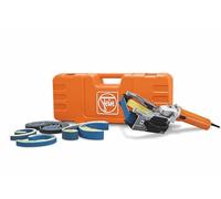 FEIN Set Lijadora para tubos RS 17-70 E para tubos y codos de tubos de acero inoxidable hasta Ø 80 mm., Velocidad en vacío 2 700-8 500 1/min, Cinta 815 x 20/40 mm. Velocidad de cinta 9-27 mt/sec