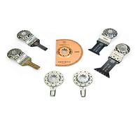 FEIN SET MARINE | Set de 7 piezas para uso en el sector marítimo para reformas, conservación y reparación de yates, Adecuado para todas las MultiTools StarlockPlus y StarlockMax, 100% Calidad