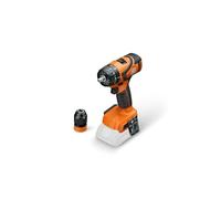 FEIN Taladro atornillador a batería, ABS 18 Q AS, 2 velocidades, Con motor sin escobillas y alojamiento QuickIN, para perforar hasta 13 mm y Roscar hasta M10, sin batería y cargador