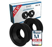 FEINER® Juego de 2 sifones - Manguito de goma 50/32 - Diámetro exterior: 50 mm x diámetro interior: 28 - 32 mm - Manguitos de goma - Junta de sifón para fregadero - Conexión a mangueras de